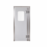 GP360, Single leaf - HDPE double action traffic door with stainless steel profile tube