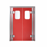 GP360, Pair - HDPE double action traffic door with stainless steel profile tube